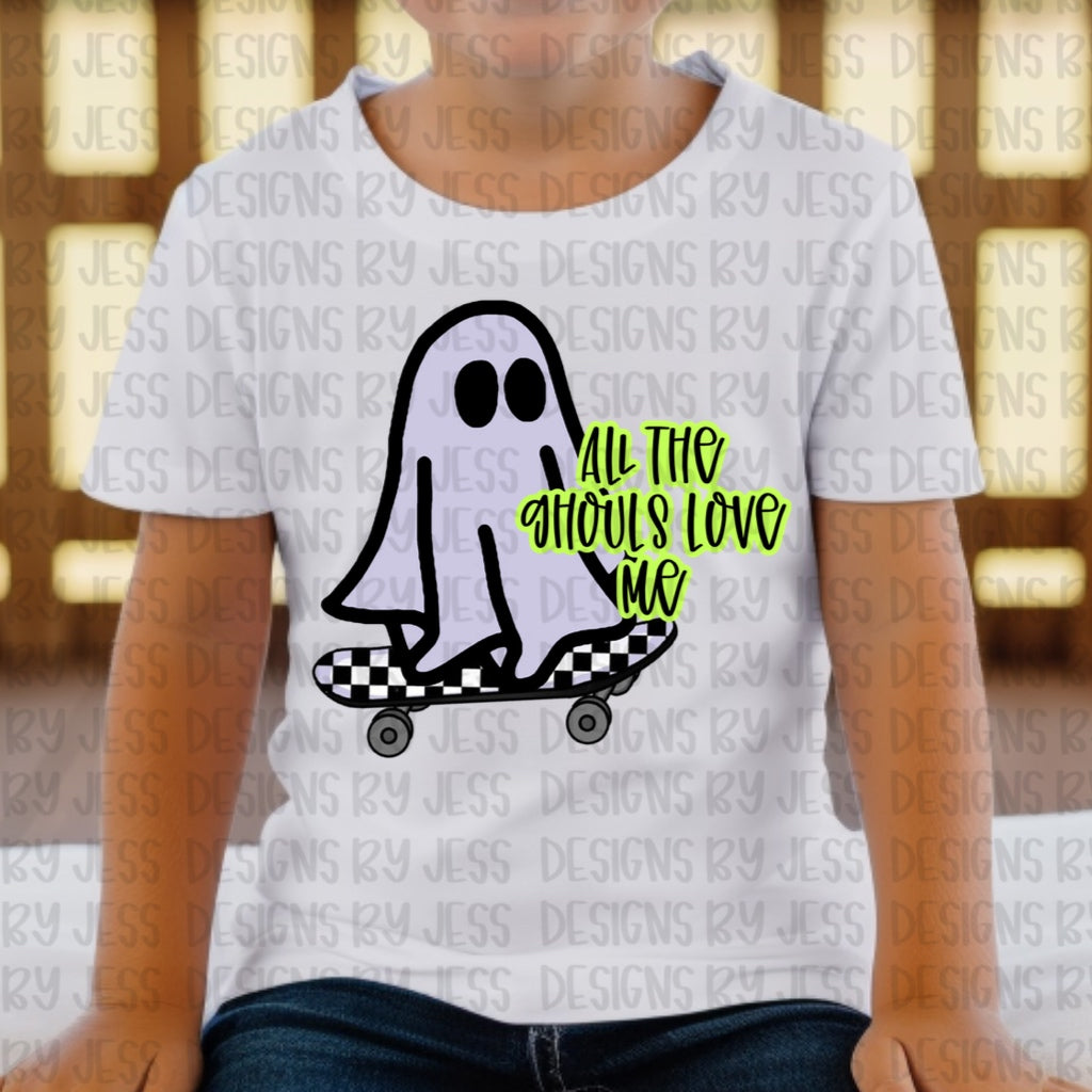 All the ghouls love me skate png