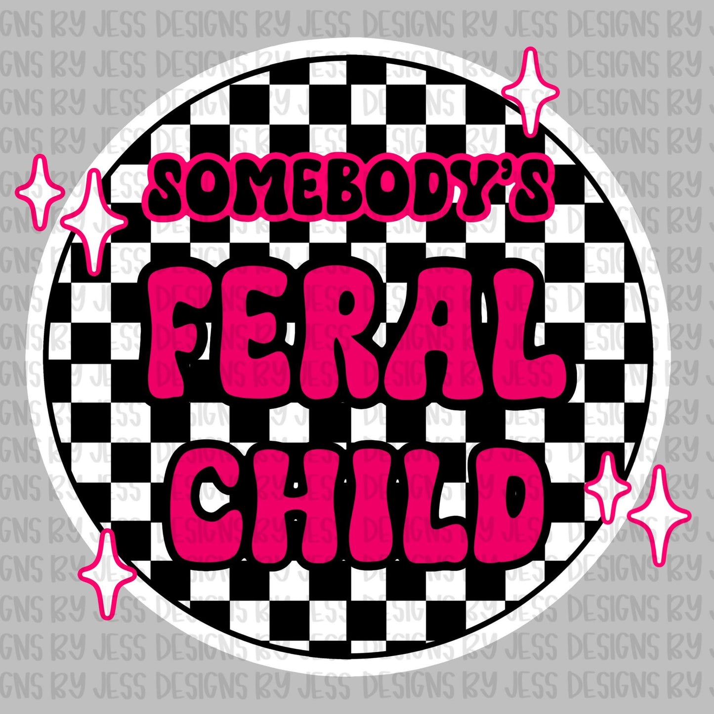 Feral pink PNGs