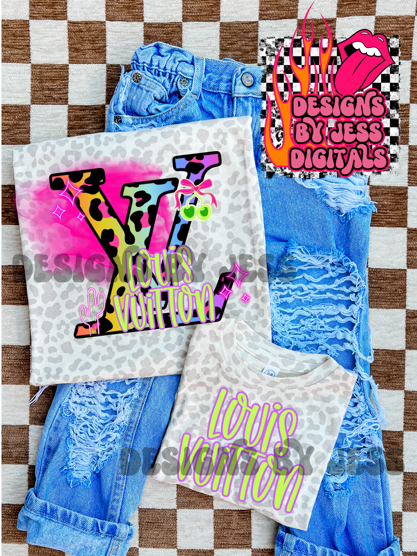 LV neon Leo PNG