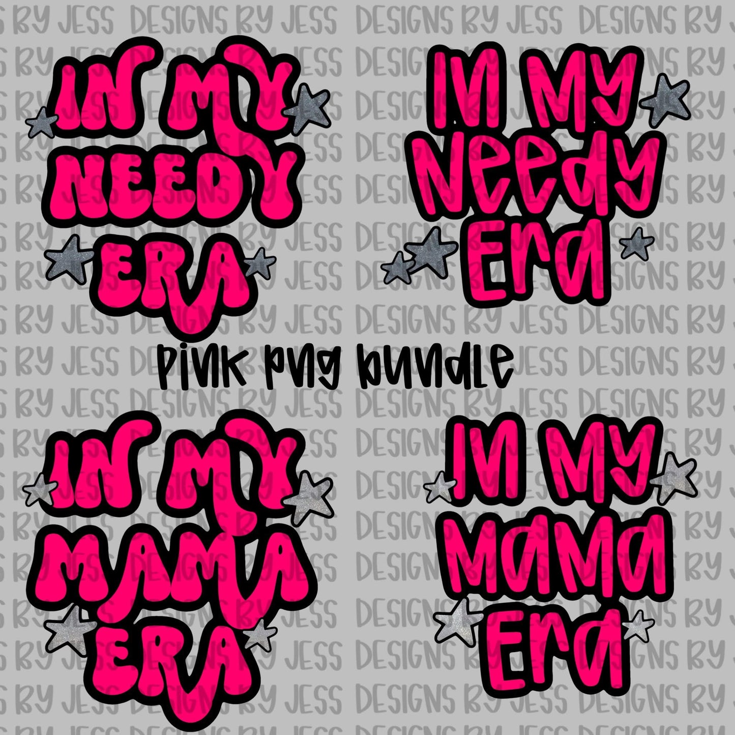 Hot pink bundle PNGs