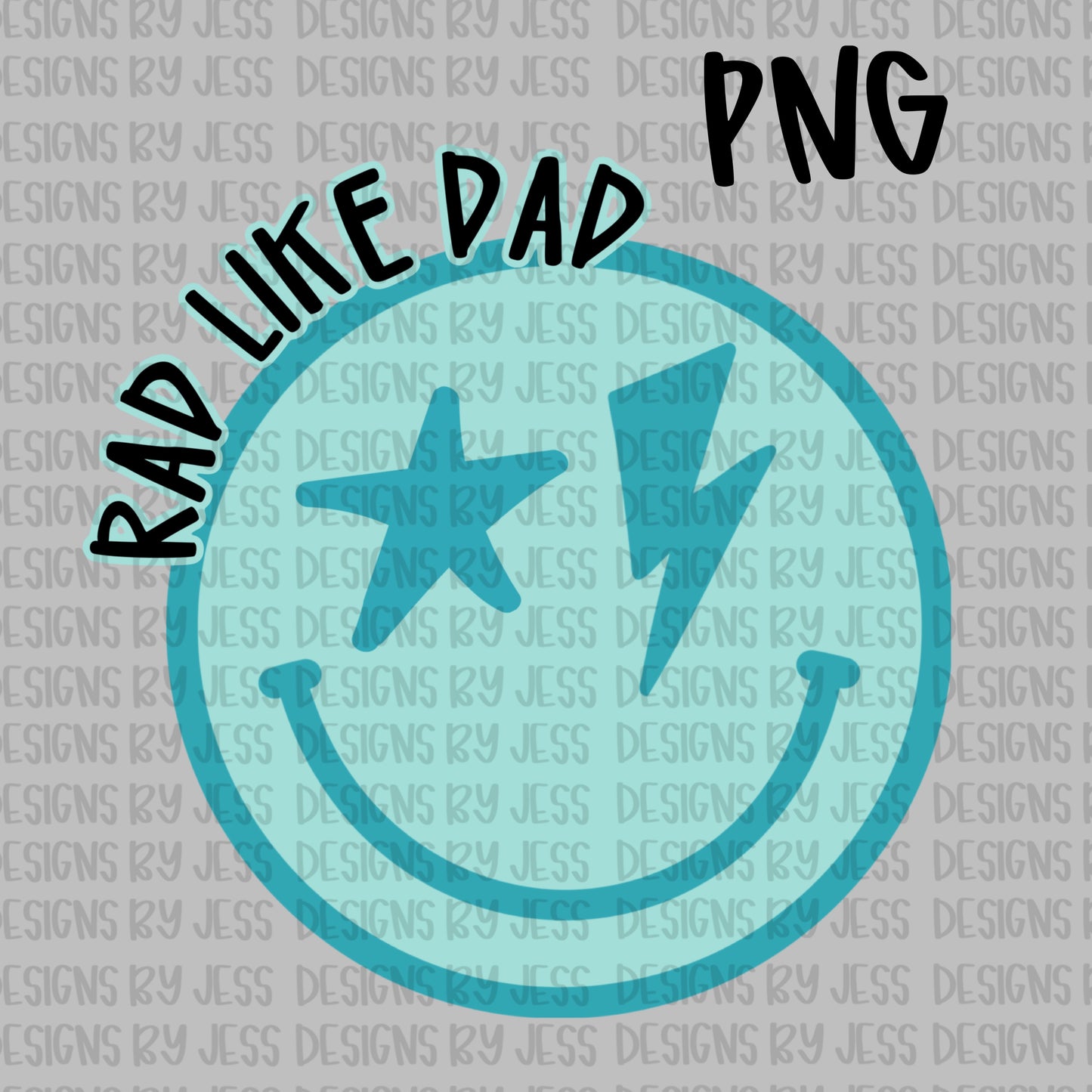 Rad like dad set png+seamless