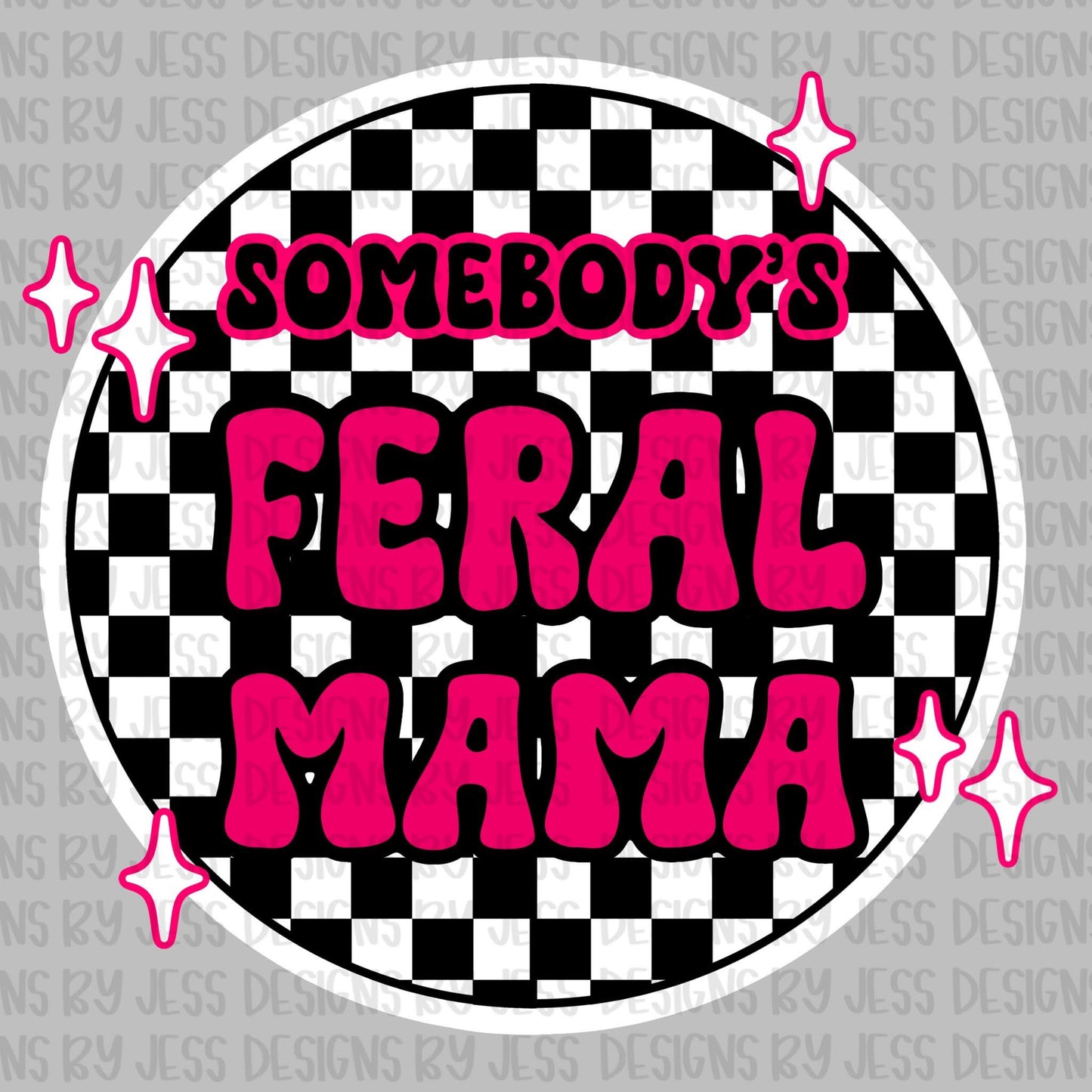 Feral pink PNGs