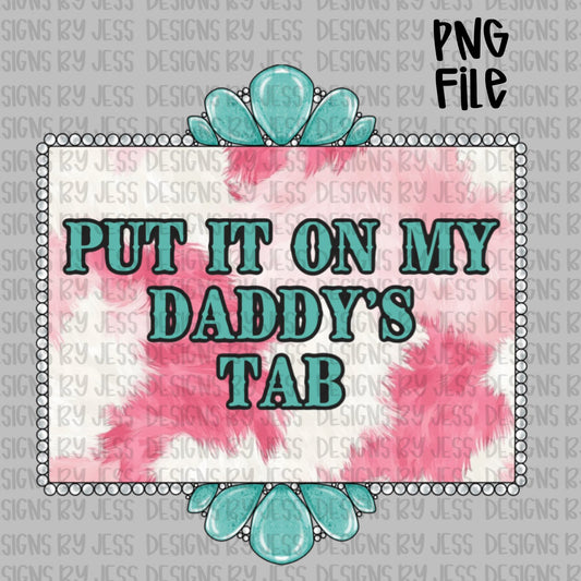 Daddy’s Tab bundle png + seamless