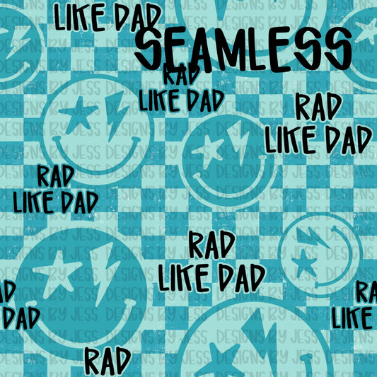 Rad like dad set png+seamless