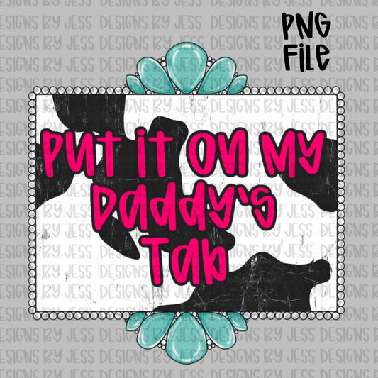 Daddy’s tab punchy png